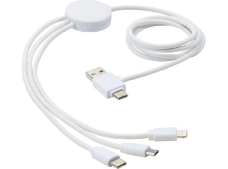 Cable de carga 5 en 1 con aditivo antibacteriano Pure