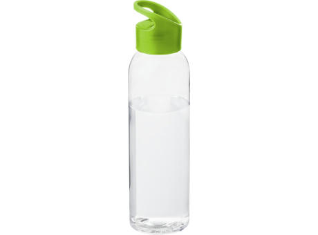 Botella de Tritan™ transparente con tapa de colores de 650 ml Sky