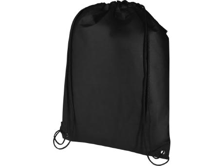 Bolsa de tela sin tejer de material reciclado GRS con cordón de 5 l Evergreen