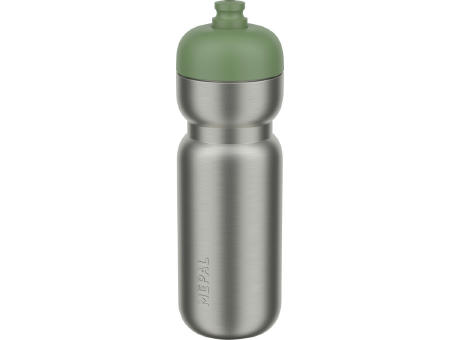 Bidón deportivo de 800 ml de acero inoxidable Mepal Pull