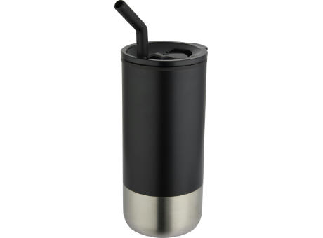 Vaso con aislamiento de 480 ml con certificado RCS y pajita Grayson