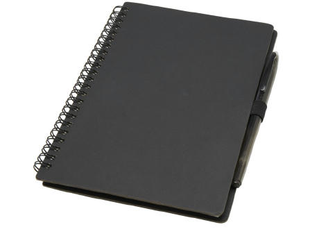 Set de libreta A5 de tapa dura y bolígrafo reutilizables Slate (tinta negra)