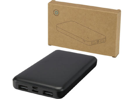 Batería externa de plástico reciclado de 10 000 mAh y 10 W Intan