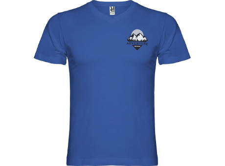 Camiseta de cuello de pico de manga corta para hombre de 155 g/m² Samoyedo