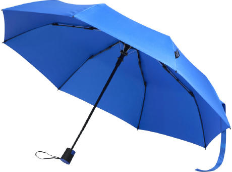 Paraguas Agnes de 53 cm, plegable y con apertura automática, fabricado en RPET