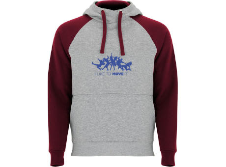 Sudadera con capucha bicolor infantil de 280 g/m² Badet