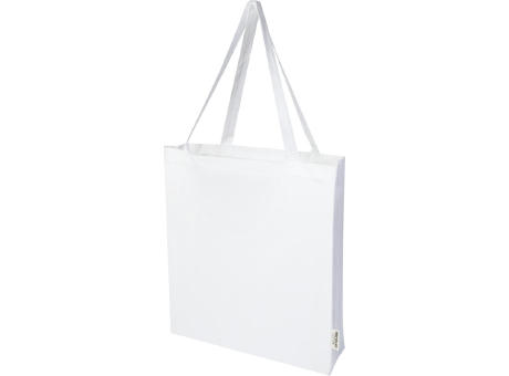 Bolsa Tote con refuerzos de algodón reciclado GRS de 140 g/m² de 12L Madras