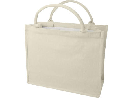 Bolsa Tote cuadrada de 500 g/m² con material reciclado Aware™ Trace