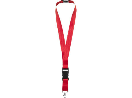 Lanyard con hebilla separable y clip de seguridad Yogi