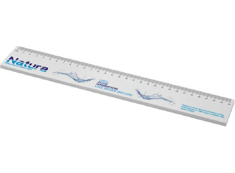 Notas adhesivas recicladas Sticky-Mate® con regla impresa de 30 cm