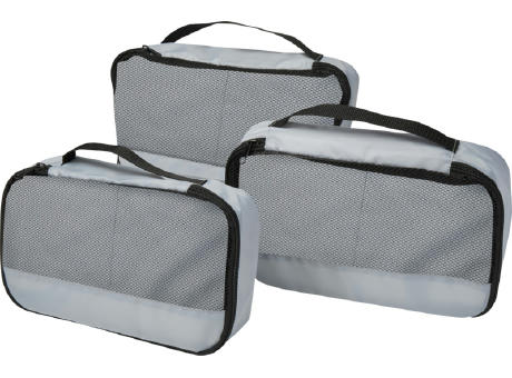 Cubos de viaje reciclados Jet GRS - juego de 3