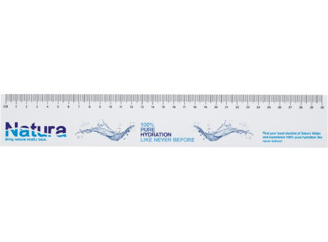 Notas adhesivas recicladas Sticky-Mate® con regla impresa de 30 cm
