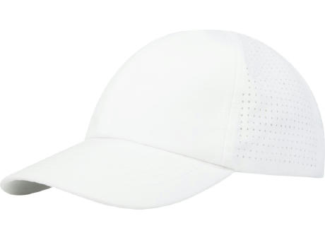 Gorra reciclada de 6 paneles Cool Fit GRS de 110 g/m² Mica