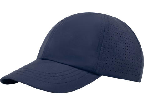Gorra reciclada de 6 paneles Cool Fit GRS de 110 g/m² Mica