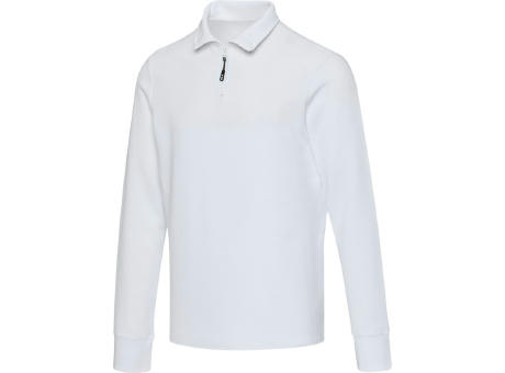 Polo unisex de manga larga y media cremallera de 245 g/m² Apollo