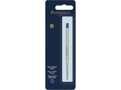 Waterman recambio de bolígrafo (tinta azul)