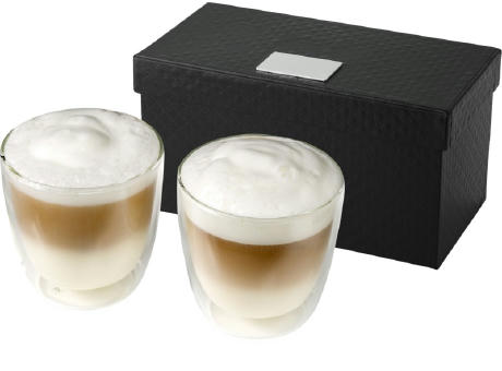 Set de 2 tazas de café de cristal Boda