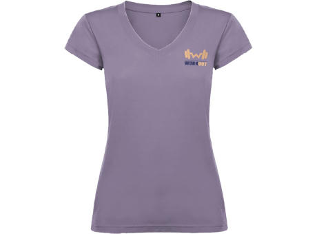 Camiseta de cuello de pico de manga corta para mujer de 155 g/m² Victoria