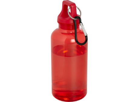 Bidón de 400 ml de plástico reciclado con mosquetón y certificación RCS Oregon
