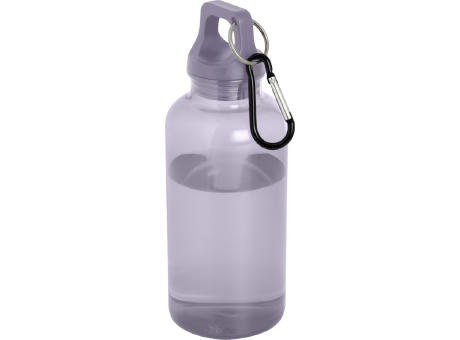 Bidón de 400 ml de plástico reciclado con mosquetón y certificación RCS Oregon