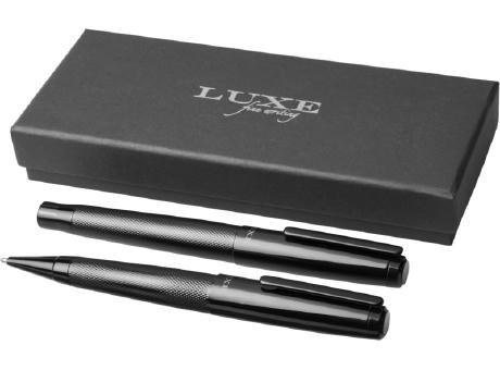 Set de bolígrafo y rollerball Gloss (tinta negra)