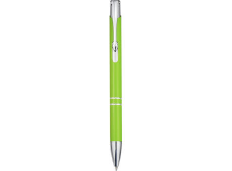 Bolígrafo de aluminio reciclado Moneta (tinta negra)