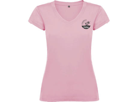 Camiseta de cuello de pico de manga corta para mujer de 155 g/m² Victoria
