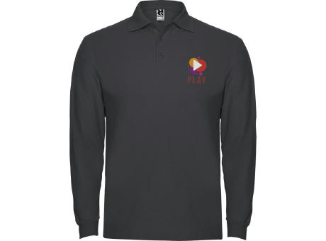 Polo de manga larga para hombre de 220 g/m² Estrella
