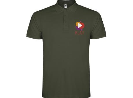 Polo de manga corta para hombre de 200 g/m² Star