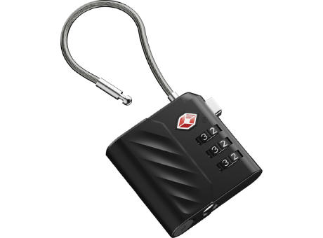 Candado de combinación Xtorm Lock Tag TSA con localizador