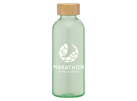 Strom - 650 ml rPET Trinkflasche mit Bambus-Deckel