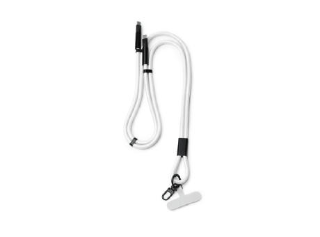 CABLE LANYARD DENKI BLANCO
