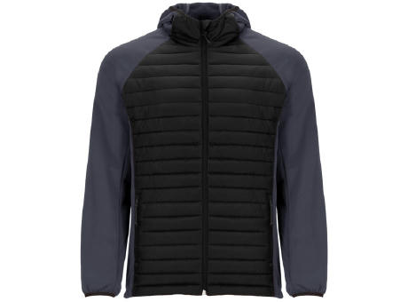 CHAQUETA MINSK T/M NEGRO/PLOMO