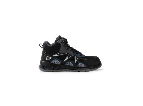 ZAPATO LABORAL GISKAN T/36 NEGRO/MARINO