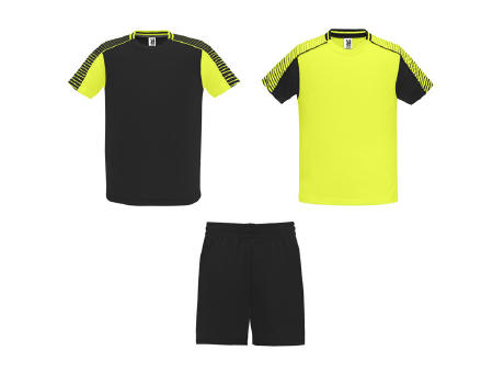 CONJUNTO DEPORTIVO JUVE T/S AMARILLO FLUOR/NEGRO