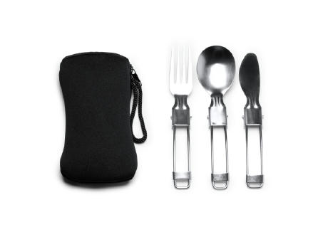 SET CUBIERTOS TINKER NEGRO