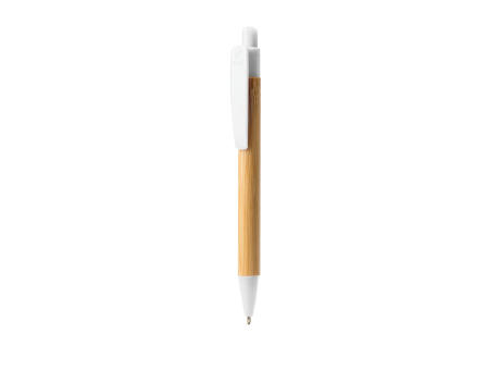 BOLIGRAFO BAMBU GILDON BLANCO