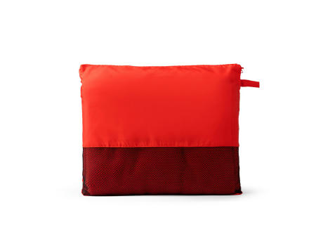 MANTA DE FORRO POLAR CON FUNDA BERING ROJO
