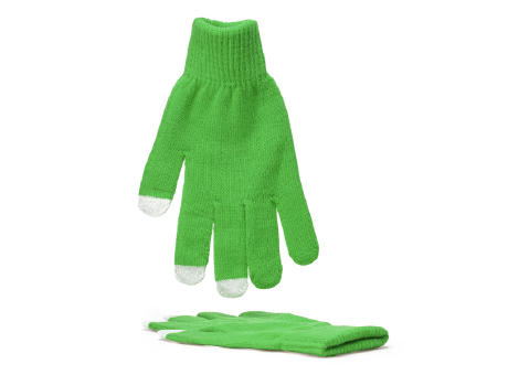 GUANTES TÁCTILES ZELAND VERDE HELECHO