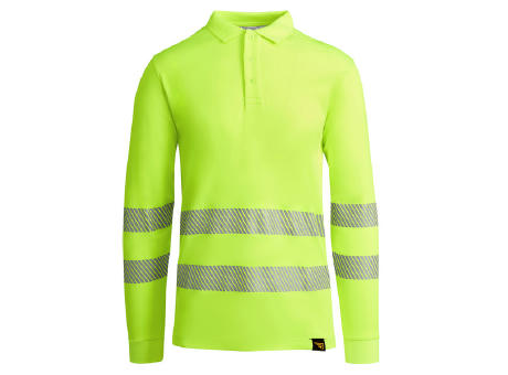 AV POLO ATRIO MAGA LARGA T/S AMARILLO FLUOR