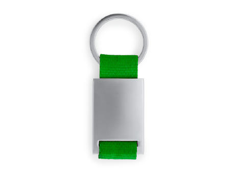LLAVERO MINERAL VERDE HELECHO