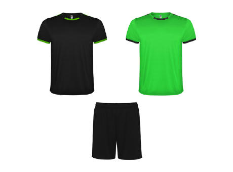 CONJUNTO DEPORTIVO RACING T/4 LIMA/NEGRO