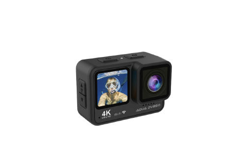 Cámara de acción con doble pantalla 4K Prixton DV850 Aqua