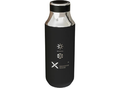 Botella de 500 ml de acero inoxidable con aislamiento y pajita SCX.design D12