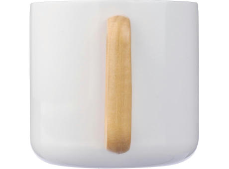 Becher Dwight | Edelstahl | Holzgriff | 400 ml