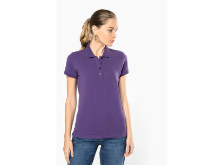 Polo piqué manga corta de mujer