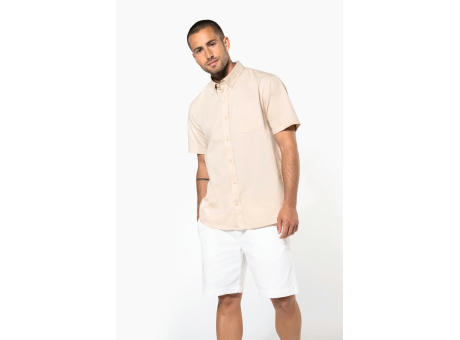 Camisa de algodón Ariana III manga corta hombre