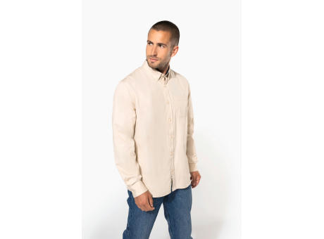Camisa de algodón Nevada de manga larga para hombre