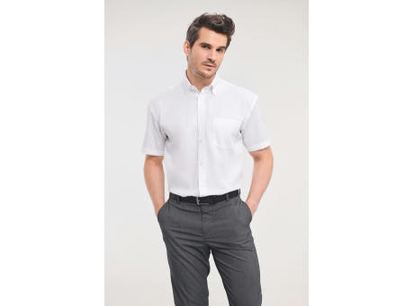 Camisa clásica non-iron manga corta hombre