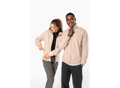 Chaqueta polar ajustable con puños elásticos